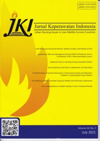 Jurnal Keperawatan Indonesia, Vol. 25 No. 1, March 2022