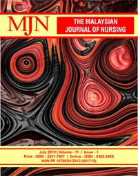 The Malaysian Journal of Nursing, July 2019 Vol. 11 Issue 1