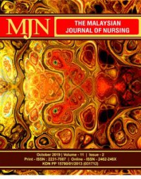 The Malaysian Journal of Nursing, October 2019 Vol. 11 Issue 2