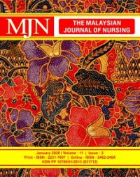The Malaysian Journal of Nursing, January 2020 Vol. 11 Issue 3